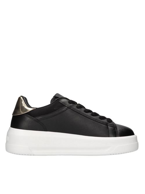Sneakers in pelle, ecopelle ed altre materie LOVE MOSCHINO | JA15505G0MIAP00ANERO-PLATINO